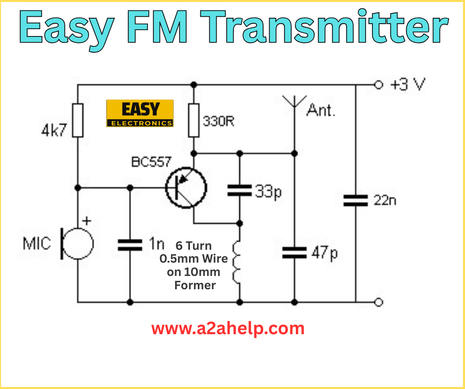 easy FM transmitter circuit