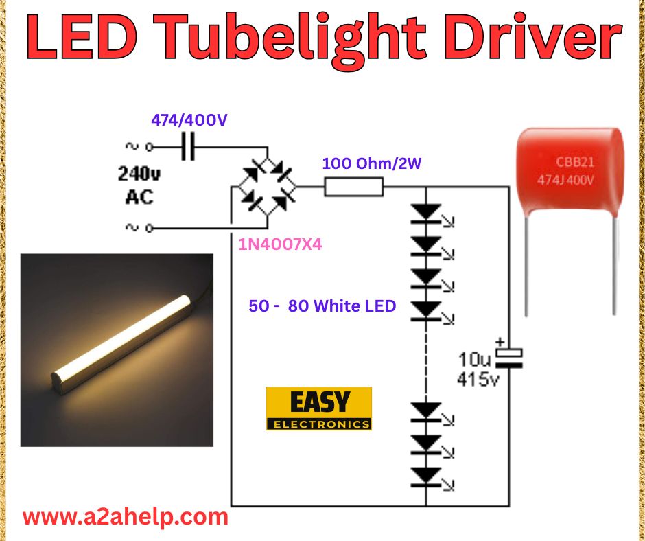 LED Tubelight Driver Circuit