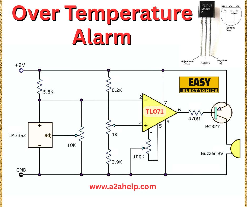 Over Temperature Alarm Circuit
