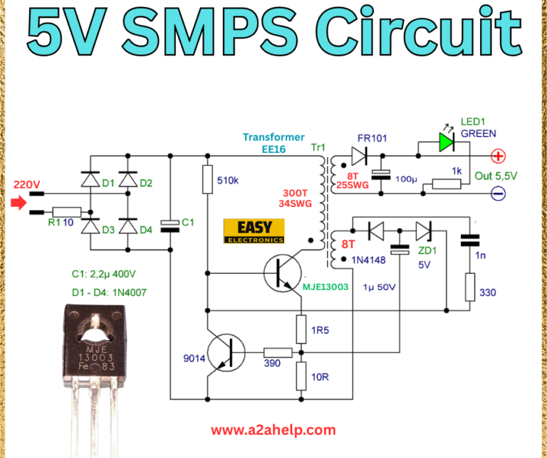How to Build a 5V SMPS Circuit: A Step-by-Step DIY Guide - Easy Electronics