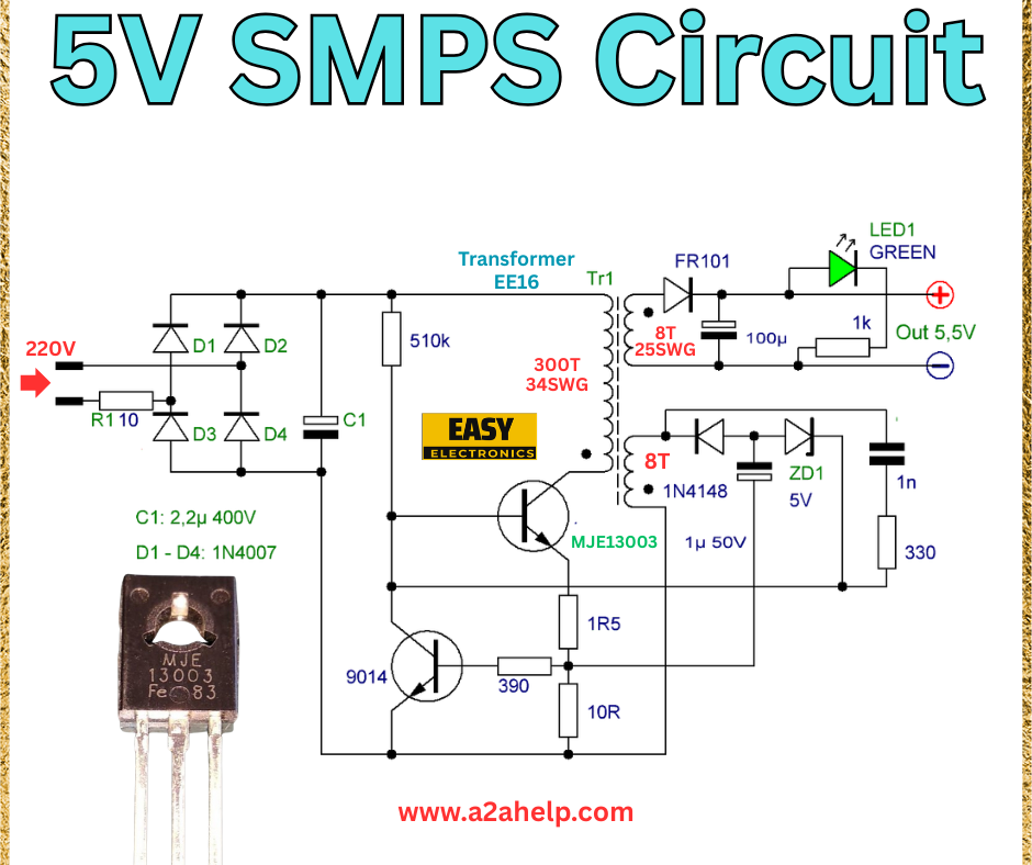 5V SMPS circuit