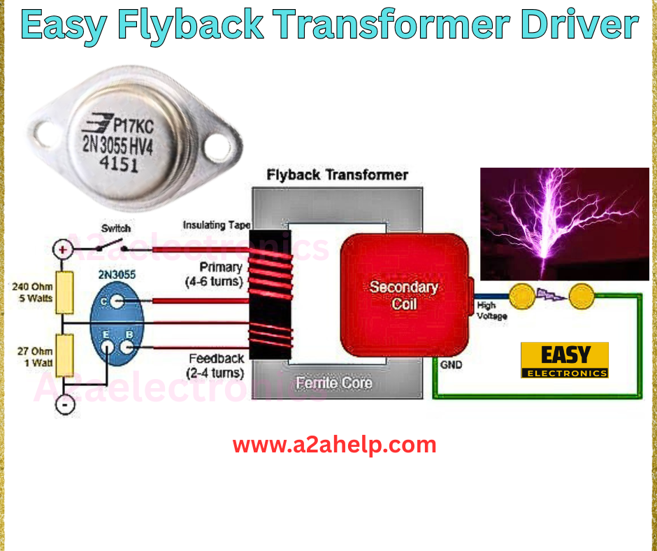 Flyback transformer driver