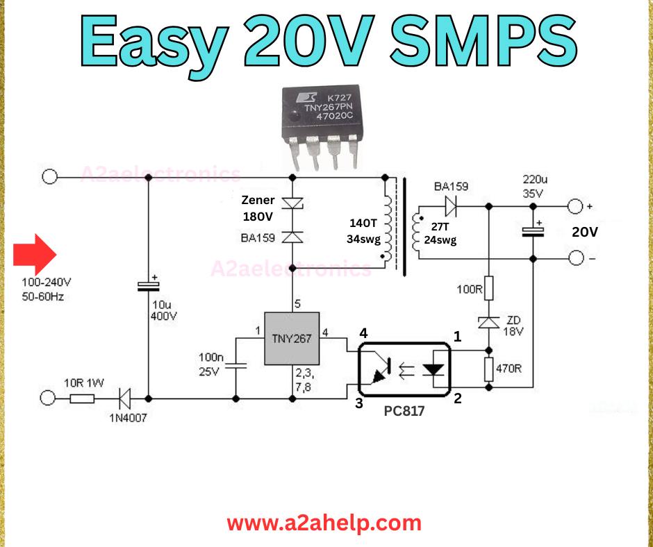 20V SMPS circuit