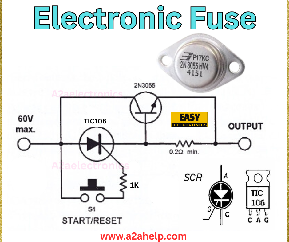 Electronic fuse circuit