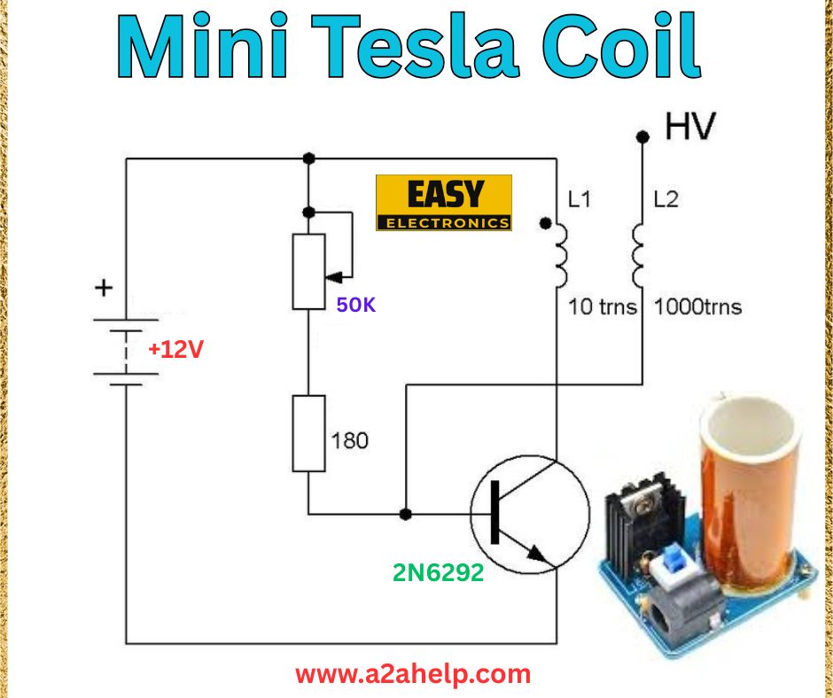 Mini Tesla Coil Circuit