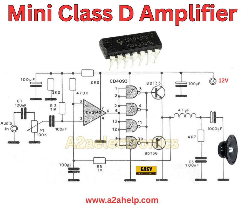 Mini Class D Amplifier