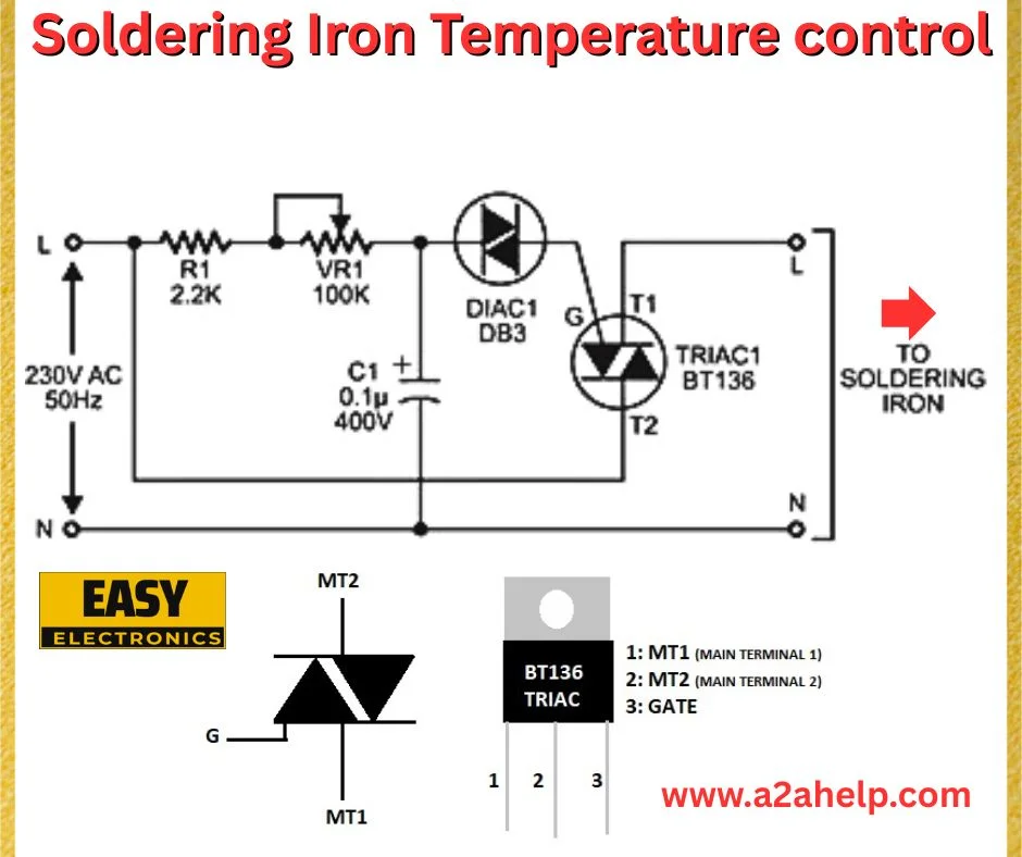soldering iron temprature control
