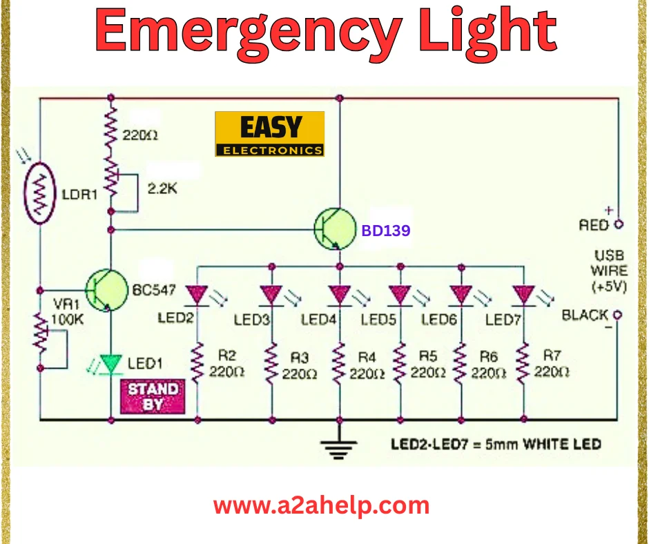 DIY Emergency Light Circuit