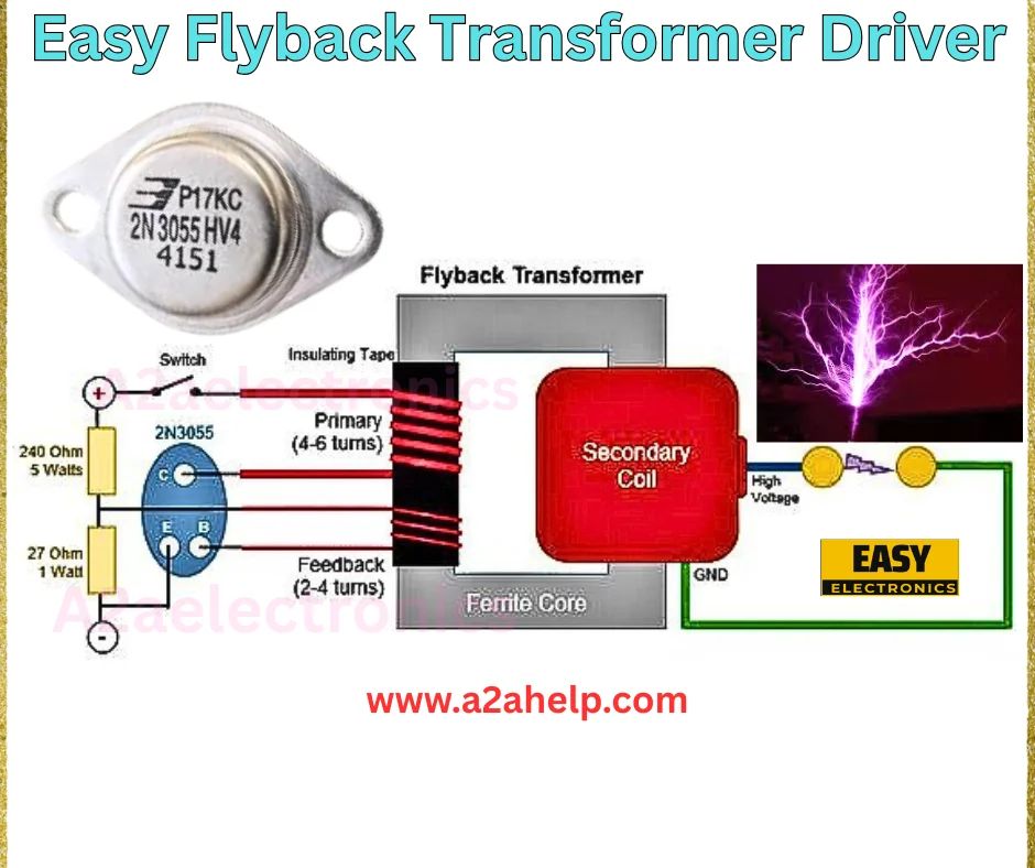 Flyback transformer driver