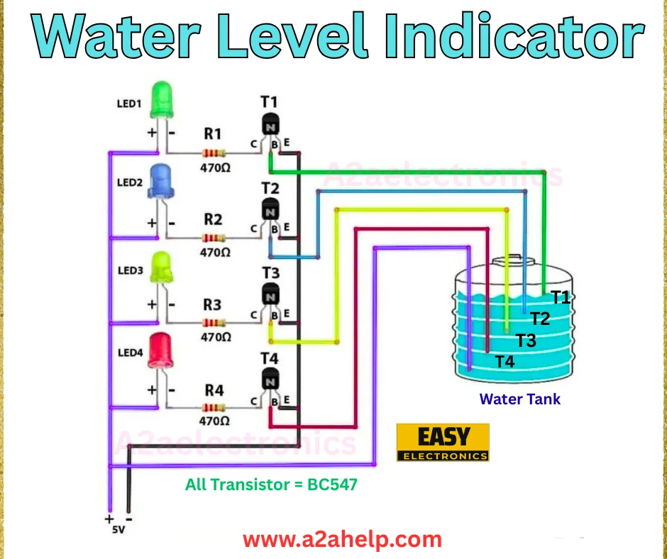 Water Level Indicator Circuit