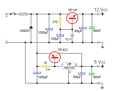 Dual Power Supply Circuit