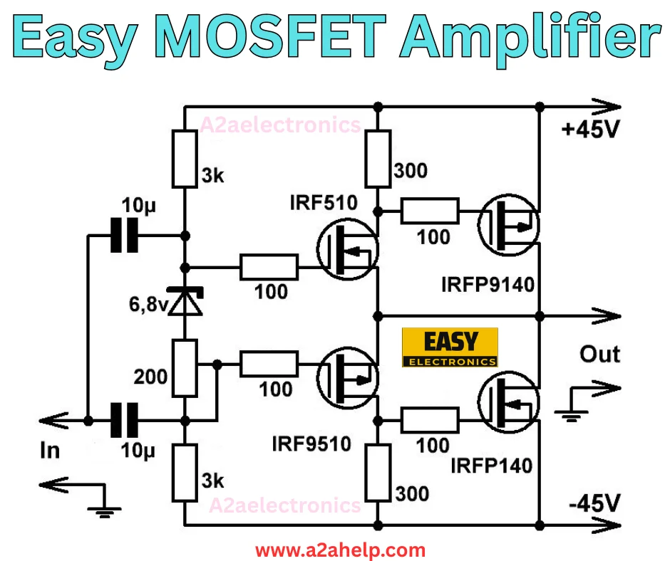 Easy MOSFET Amplifier