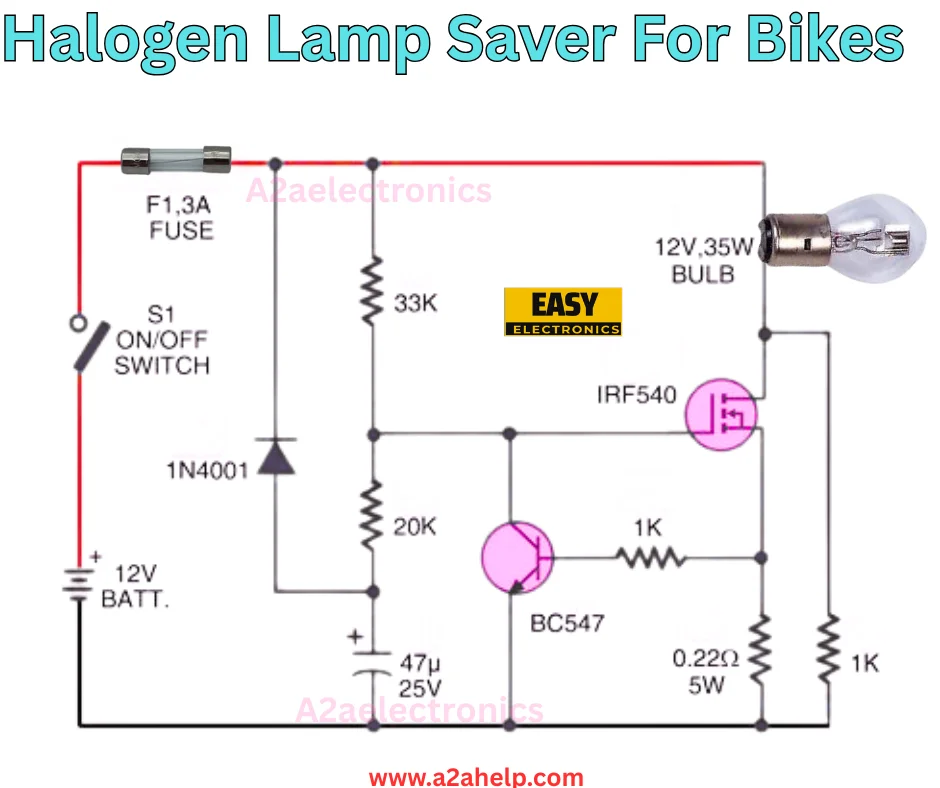 Halogen Lamp Saver for Bikes