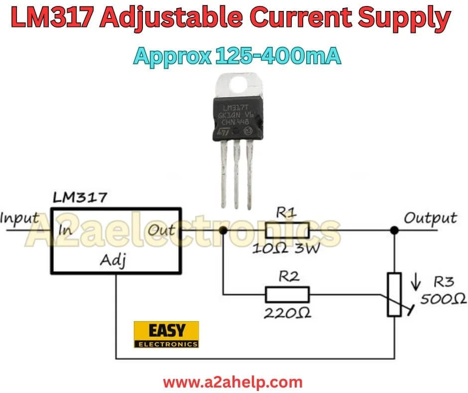 DIY LM317 Adjustable Constant Current Source