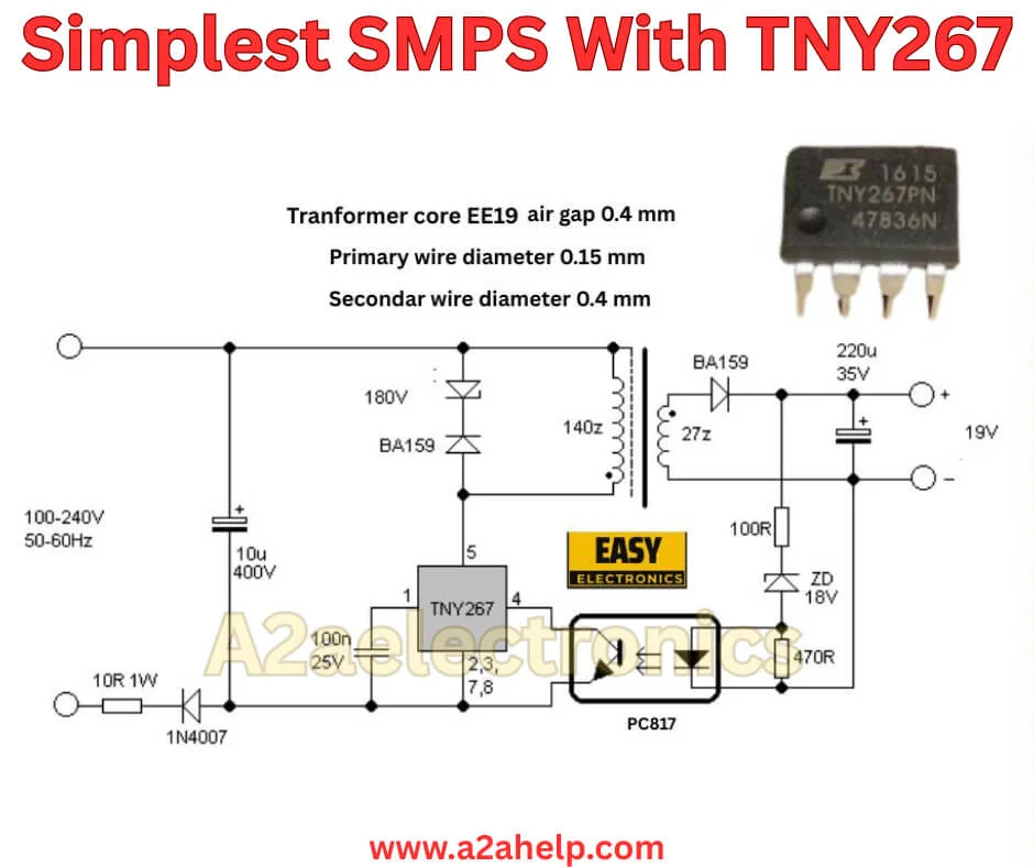 SMPS Circuit with TNY267