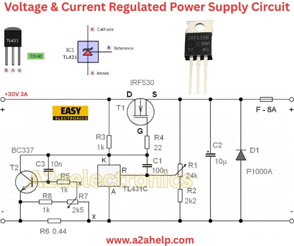 Voltage & Current Regulated Power Supply